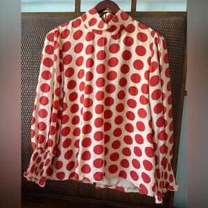 Buru Orange/Cream Mod Top